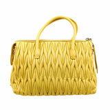 thumbnail tote lambskin yellow with strap ghw - L'UXE LINK