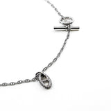 thumbnail d'ancre diamond necklace in 18k wg - L'UXE LINK