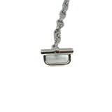 thumbnail 13mm Carrousel belt buckle & Reversible leather strap  in epsom black/gold phw - L'UXE LINK