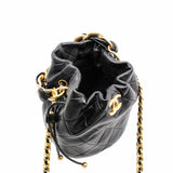 thumbnail bucket bag with chain handle black ghw seri 30 - L'UXE LINK