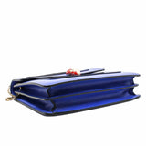thumbnail SERPENTI DOUBLE FLAP CHAIN BAG BLUE GHW - L'UXE LINK