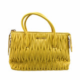 thumbnail tote lambskin yellow with strap ghw - L'UXE LINK