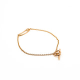 thumbnail bracelet chaine D ancre mini punk 18k rose gold - L'UXE LINK