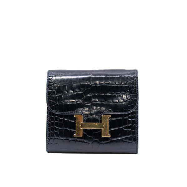 constance compact wallet in CCD black ghw