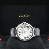 thumbnail BALLON BLEU DE CARTIER WATCH 40MM, AUTOMATIC MOVEMENT, STEEL, LEATHER - L'UXE LINK
