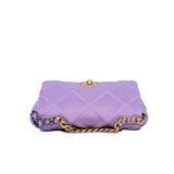 thumbnail small 19 in fabric purple ghw - L'UXE LINK