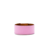 thumbnail CDC bracelet in swift leather pink ghw - L'UXE LINK