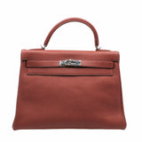 thumbnail kelly 32cm togo dark red phw M stamp - L'UXE LINK