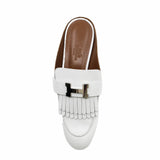 thumbnail mules H sliper white phw - L'UXE LINK