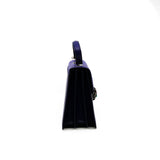 thumbnail small serpenti top handle flap bag in stingray navy - L'UXE LINK