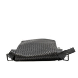 thumbnail messenger crossbody bag black - L'UXE LINK