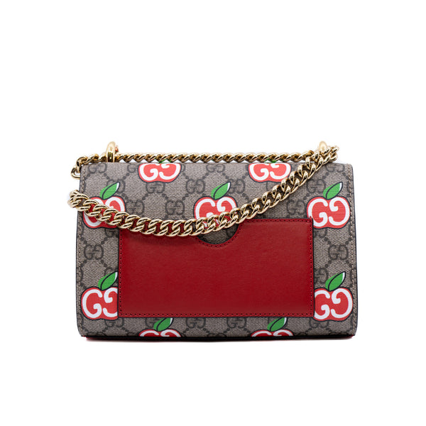 padlock mini cherry chain bag