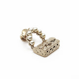 thumbnail chanel bag brooch with pearl in ghw - L'UXE LINK