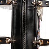 thumbnail lady old medium with badges in leather black phw - L'UXE LINK