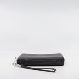thumbnail men long wallet with strap leather black phw - L'UXE LINK