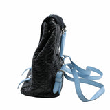 thumbnail CHRISTIAN DIOR 2016 NAVY BLUE CANNAGE LEATHER/SEQUIN EMBELLISHED MESH 'STARDUST' BACKPACK - L'UXE LINK