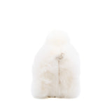 thumbnail cf woc with top handle in fur/leather white ghw seri 26 - L'UXE LINK