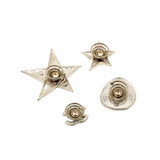 thumbnail four hair pin clip crystal stars cclogo red crystal with cc RRP 1720 - L'UXE LINK