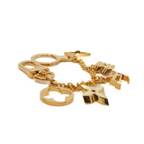thumbnail Fleur de Monogram Bag Charm Chain in ghw - L'UXE LINK
