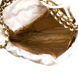 thumbnail small 22 in leather white ghw#J4X11xxx - L'UXE LINK