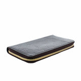 thumbnail long monogram wallet patent dark red ghw - L'UXE LINK