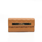 thumbnail long wallet lamb skin brown ghw seri 22 - L'UXE LINK