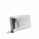 thumbnail long zippy wallet patent silver phw - L'UXE LINK
