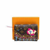 thumbnail Passport Cover Wallet Christmas Animation 2020 wallet small monogram with stamp vivian - L'UXE LINK