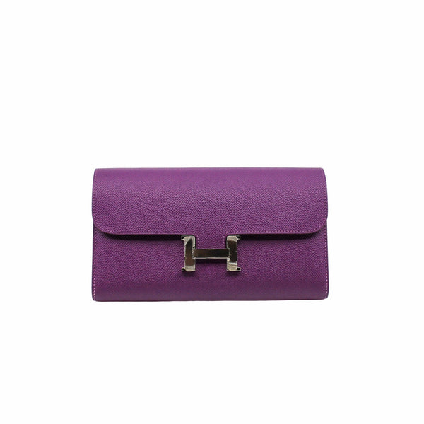 constance long wallet epsom purple phw T stamp