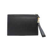 thumbnail bee zippy clutch in leather black ghw - L'UXE LINK