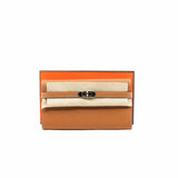 thumbnail kelly wallet gold epsom phw - L'UXE LINK