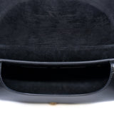 thumbnail bobby medium in lambskin black ghw - L'UXE LINK