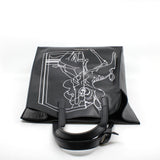 thumbnail Bambi Print Tote Calfskin Black - L'UXE LINK