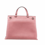thumbnail Bamboo Daily Top Handle Bag Leather Pink phw - L'UXE LINK
