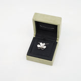 thumbnail necklace 18k white gold diamond - L'UXE LINK
