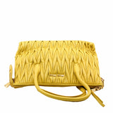 thumbnail tote lambskin yellow with strap ghw - L'UXE LINK