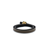 thumbnail 13mm lady belt in etoupe color with heart buckle size 80 - L'UXE LINK
