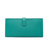thumbnail bearn long wallet in epsom U4 green phw D stamp - L'UXE LINK