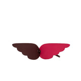 thumbnail cloud bag charm in dark red and pink - L'UXE LINK