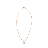 thumbnail 18k rose gold necklace finesse Q - L'UXE LINK