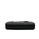 thumbnail D-joy small lamb skin black ghw - L'UXE LINK
