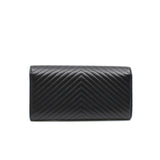 thumbnail long wallet leather black phw seri 22 - L'UXE LINK