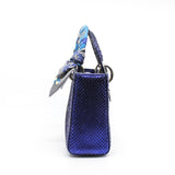 thumbnail lady dior with chainglittering purple blue snake skin phw - L'UXE LINK