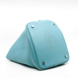 thumbnail picotin 22 tc leather blue phw T stamp - L'UXE LINK