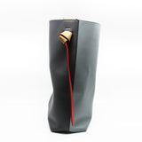 thumbnail TWISTED  tote leather blue beige orange - L'UXE LINK