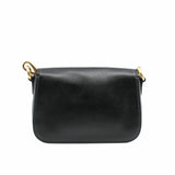 thumbnail side bag leather black ghw - L'UXE LINK