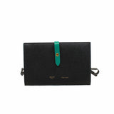 thumbnail wallet large black mix green ghw - L'UXE LINK