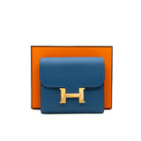 thumbnail constance compact wallet blue evercolor ghw - L'UXE LINK