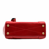 thumbnail Santa Monica Tote Bag patent leather  red ghw - L'UXE LINK