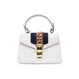 thumbnail small sylvie in leather white - L'UXE LINK
